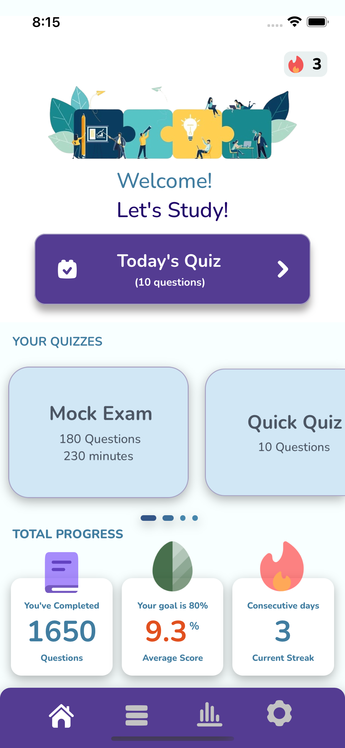 Pocket Study™ app interface screenshot