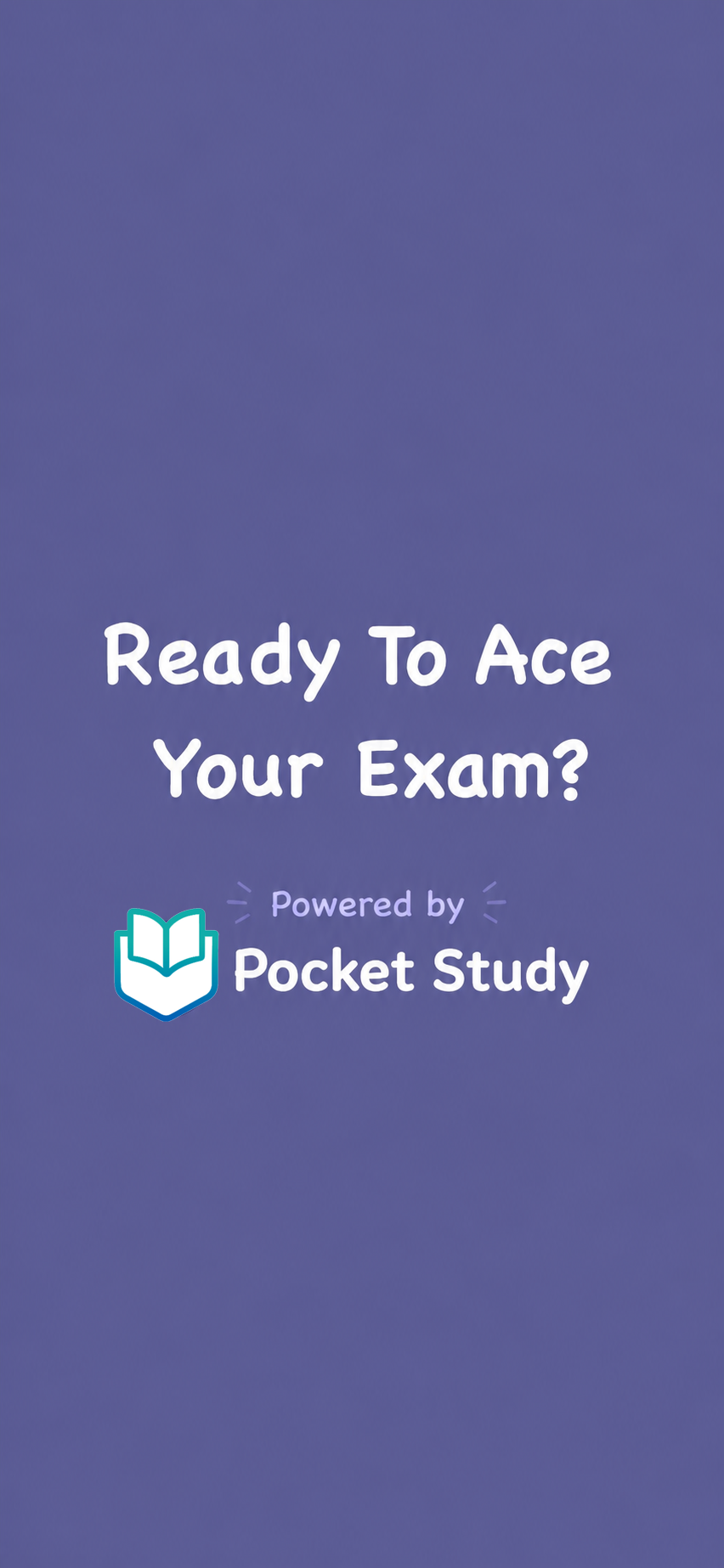 Pocket Study™ splash screen
